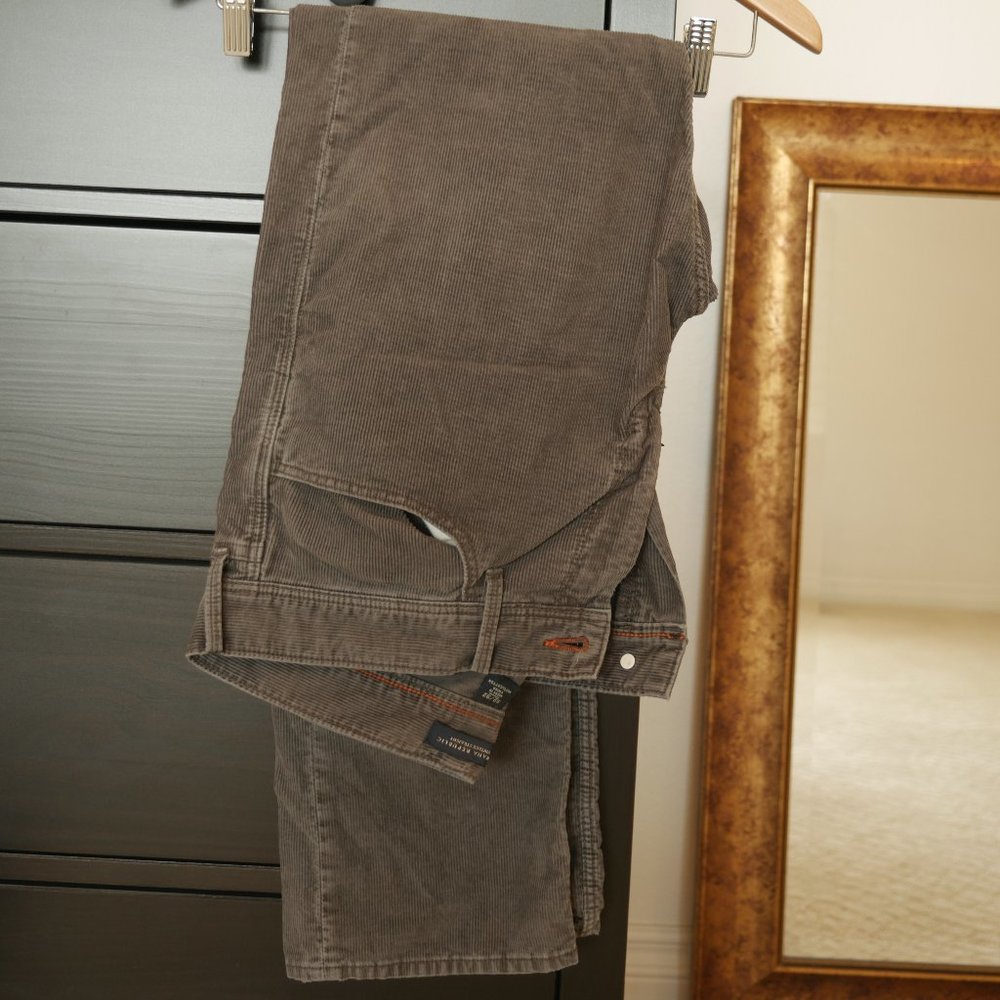 Banana Republic Gray Corduroy 5-Pocket Pants